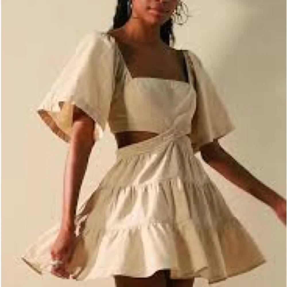 Free People Cleo Cutout Mini Dress - Size Small - Picture 3 of 6